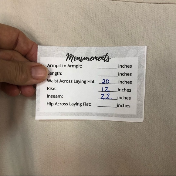 Chico’s Women’s Pant Cropped Dressy Flat Front Straight or Wide Leg Side Zip - Picture 7 of 9